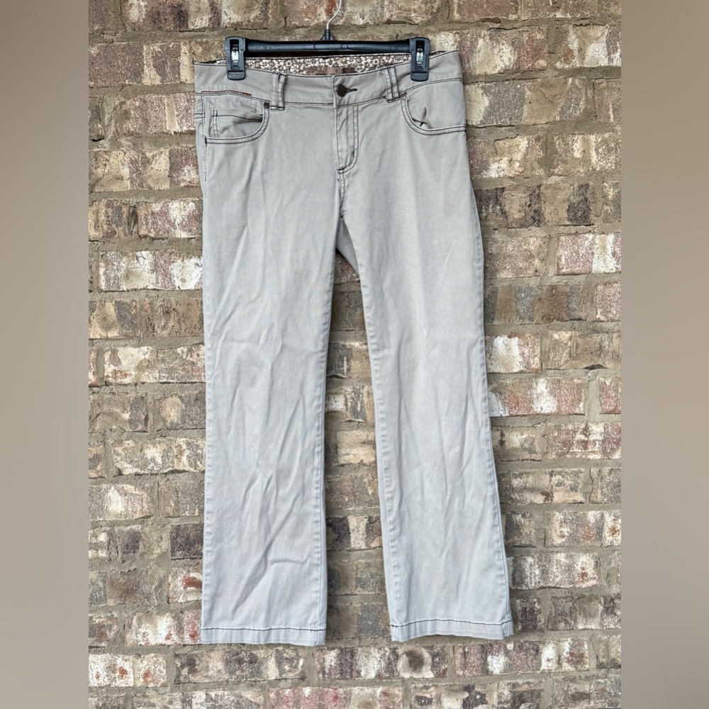 prAna Tan Beige Brown 5 Pocket Pants Jeans Women’s Size 8